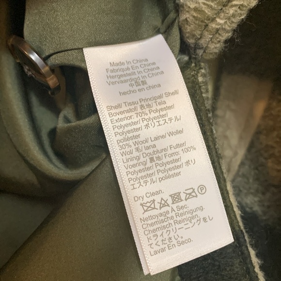 Madewell | Belrose Cassel Plaid Buffalo Check Wool Blend Lined Jacket Shacket XS - Picture 10 of 17